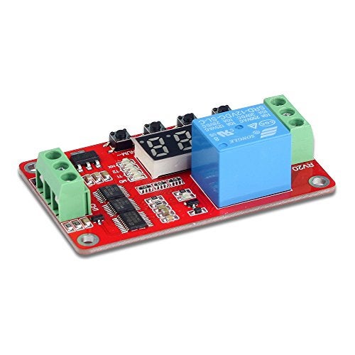 UCTRONICS DC 12V Programmable Multifunction Time Delay Relay Module with Segment LEDs Display for Smart Home, Automatic Control - Image 3