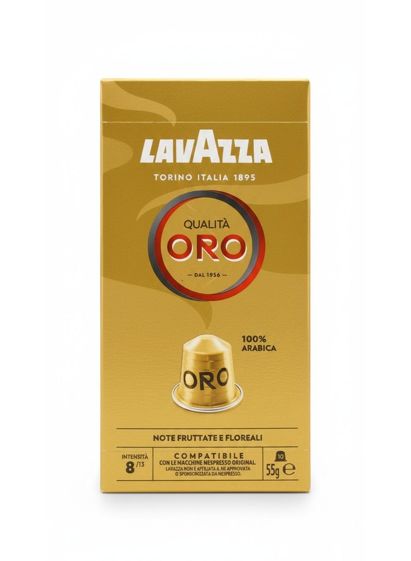 Lavazza Nespresso Qualita Oro Capsules 55gm - Image 1