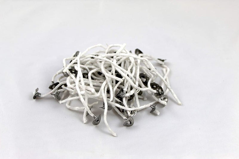 Crazy Sutra� Premium Candle Making Wax Coated Candle Wicks/Cotton Thread, for Candle Making Kit and DIY Size - Clear, 3 inch (Pack of 250 Pieces) - Image 1