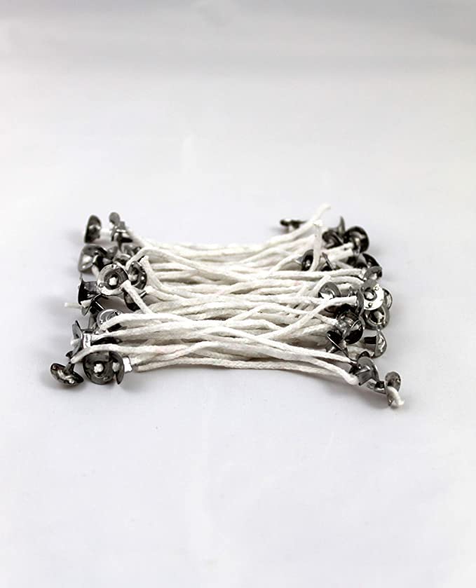 Crazy Sutra� Premium Candle Making Wax Coated Candle Wicks/Cotton Thread, for Candle Making Kit and DIY Size - Clear, 3 inch (Pack of 250 Pieces) - Image 2