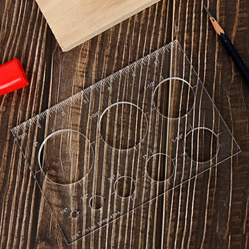 ACCZIO Router Jig Template,Circle Router Inlay Templates Decorative Router and Decorative Templates for Woodworking - Image 3