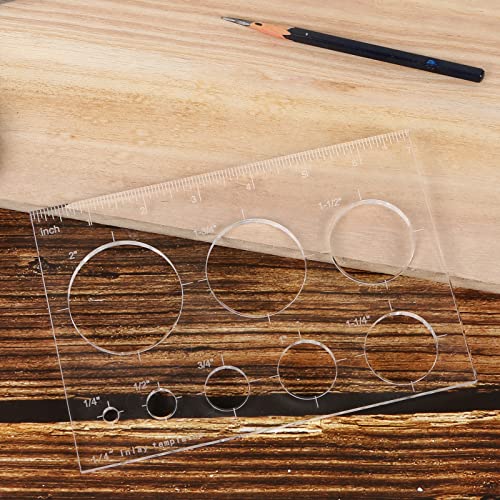 ACCZIO Router Jig Template,Circle Router Inlay Templates Decorative Router and Decorative Templates for Woodworking - Image 2