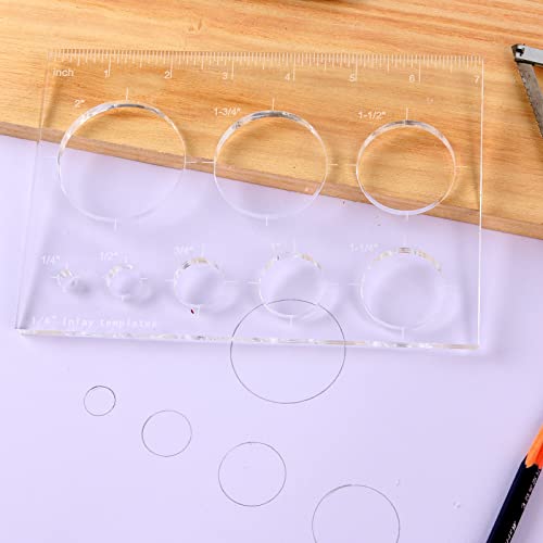 ACCZIO Router Jig Template,Circle Router Inlay Templates Decorative Router and Decorative Templates for Woodworking - Image 5