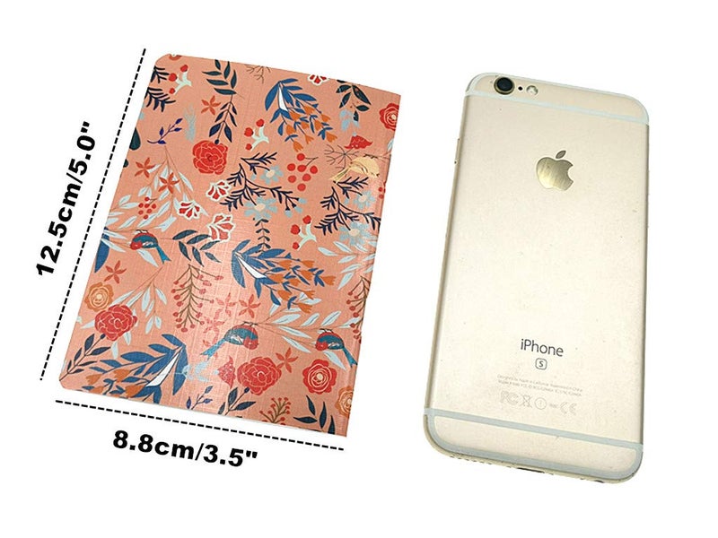 ALIMITOPIA 8pcs Mini Notebook Portable Pocket Notebook Journal Steno Memo MiniDaily NotePad,3.5X5 inches,24 sheets,College Ruled Pages(Flower Pattern) - Image 2