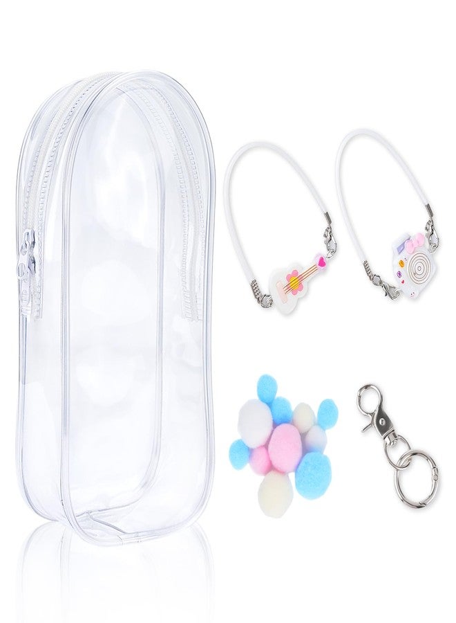 BDBHAVB Protective Case for Doll Bags, Display Bag for Doll Protective Case, Compatible with Standing and Sitting, Portable Zipper Closure Dustproof Collectibles Case for Doll (Transparent) - Image 1