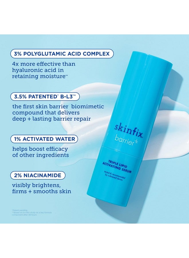 Skinfix Skinfix Barrier+ Triple Lipid Activating Serum: Featuring Patented* Anti-Aging B-L3™ Complex and 10 Potent Active Ingredients for Firmer, Plumper, and Smoother Skin, 1 oz  - Image 5