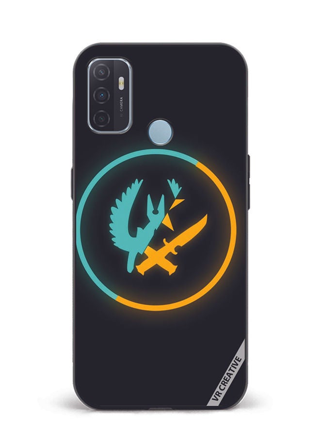 VR CREATIVE Protective Case Cover For Oppo A53 Fortnite Design Multicolour - Image 1