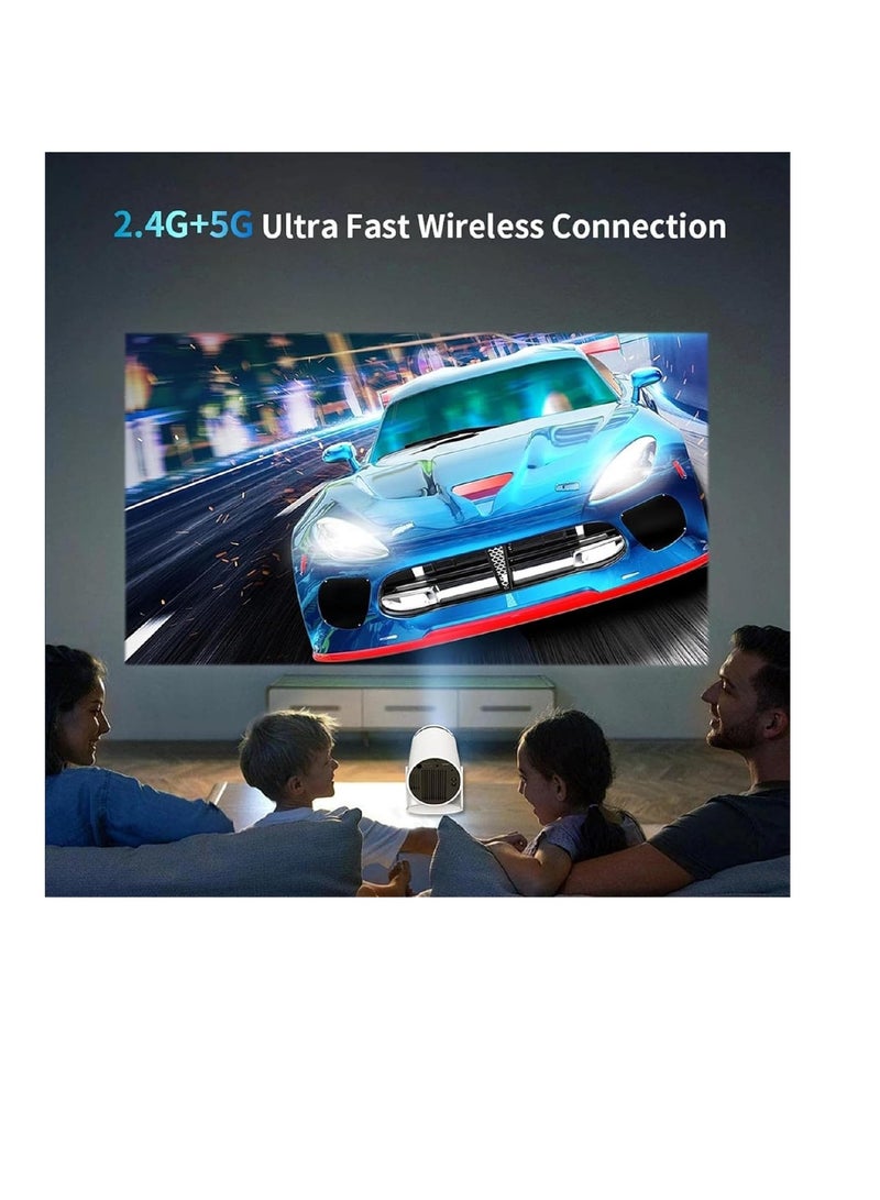Projector,mpart projecty projector,ortable c screen projector,magcubic hy300 auto keystone co0rrection portable,with 2.4/5g wifi and bluetooth,180 degree flip  - Image 3
