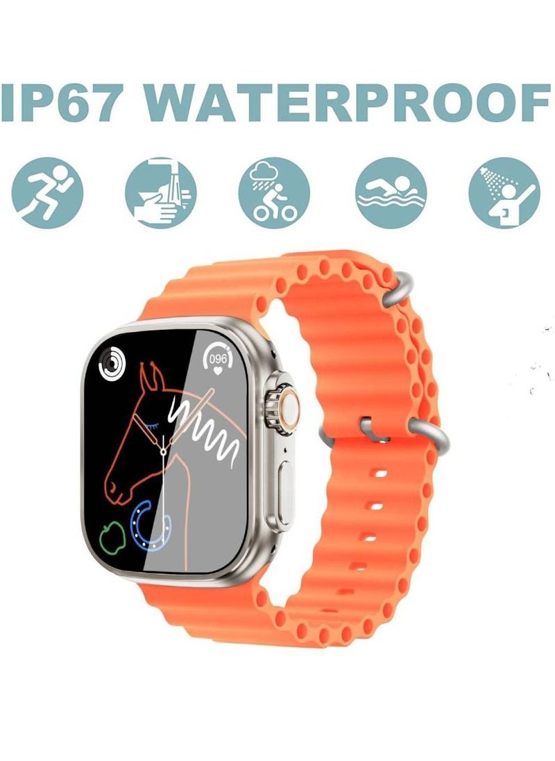 LW - Watch 8 Ultra Bluetooth Calling Fitness Tracker With Heart Rate Sleep Monitor Smart Watch - Image 1