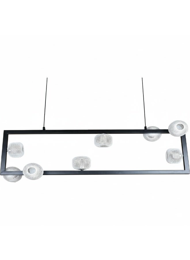 Hummer Classic Black Chandelier – Yellow Light, 20W, 140 cm Diameter - Image 2