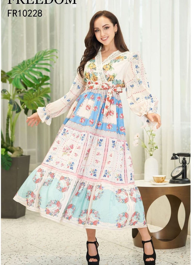 floral long dress  - Image 1