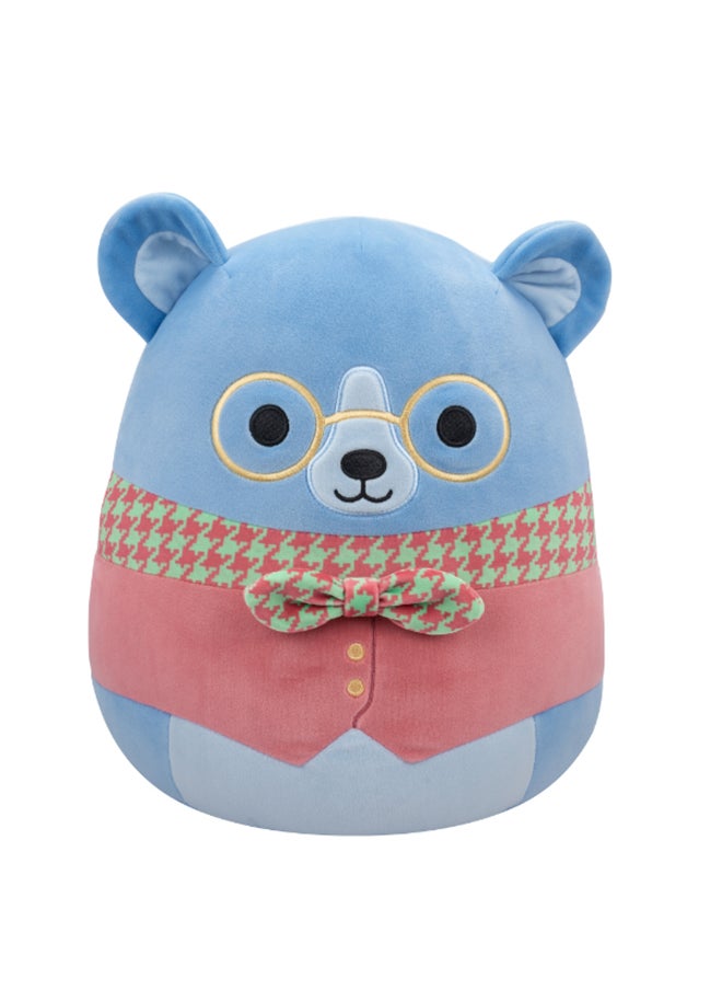 Squishmallows 5 inch Ozu the Periowinkle Bear , Officially Licensed Kellytoy Plush Toy, Colorful Soft Toy, Gift for Kids, Girls & Boys Washable Squishy Stuff Toy Multicolor All Age  - Image 1