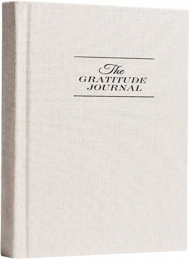 GOSSIP FOX The Gratitude Journal : 5 Minute Journal - Five Minutes a Day for More Happiness, Optimism, Affirmation & Reflection - An Effective Five Minute Guide, Undated daily journal for Women & Men (Beige) - Image 1