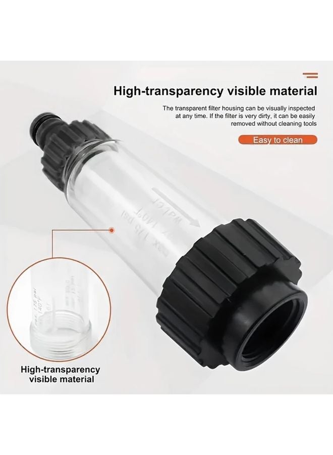 High Pressure Washer Filter Kit With 4 Filters Quick Adapter 175PSI For Garden Water Pump RV - Image 5