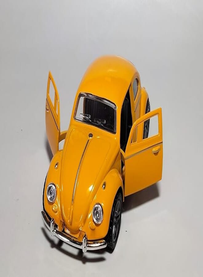 Maket Miniature Car Metal Beatles - Open Doors Pull Back Run Forward Length 13cm