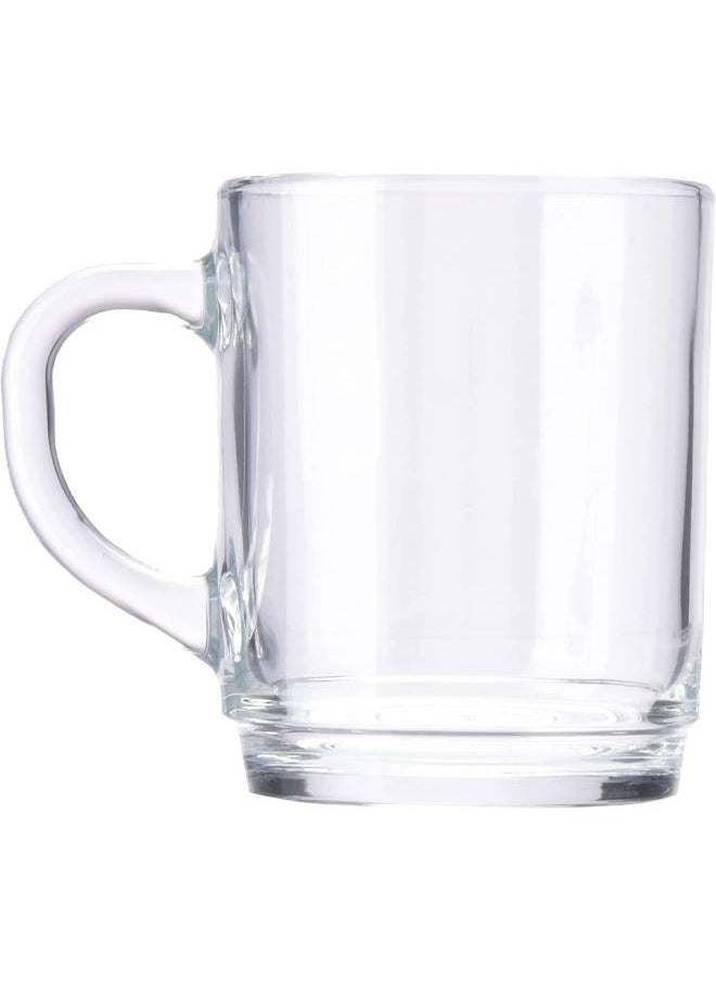 Generic 3Pcs Tea Cup With Handle (Transparent)  - Image 1