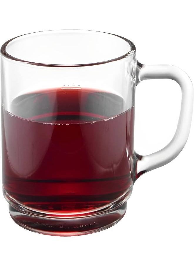 Generic 3Pcs Tea Cup With Handle (Transparent)  - Image 2