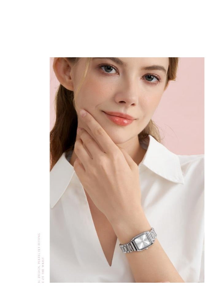 زجو مربع السيدات مدمجة ورائعة للماء ساعة هدية عيد ميلاد - Image 2