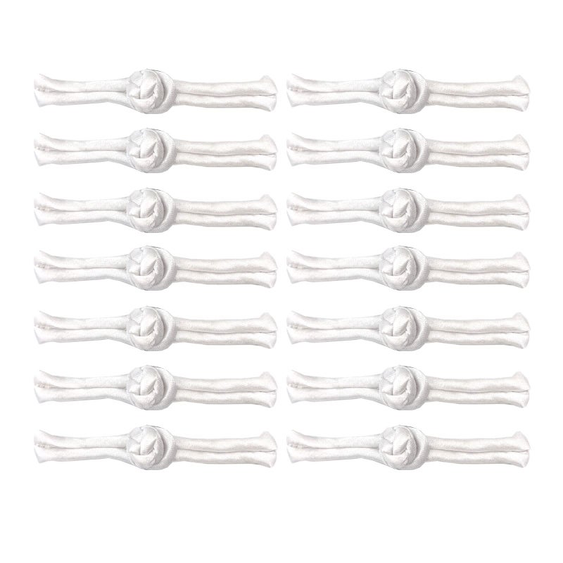 WiYould WiYould 10 Pairs Chinese Knots Sewing on Buttons Closure Knots Sewing Buttons Fasteners for Cheongsam Tang Suit Scarf Cardigan Sweater Cloak Coats Costumes Outfit SewingWhite 1z