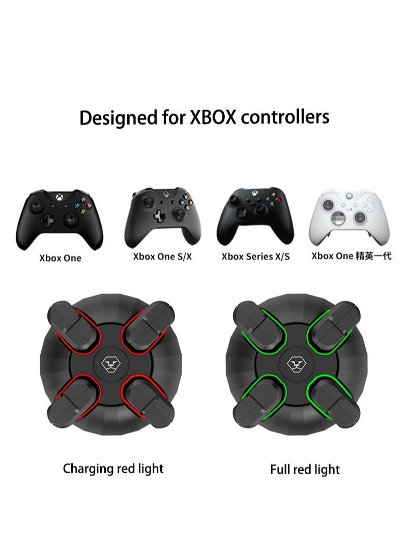 AOLION - Rechargeable Battery Pack for Xbox Controller, 4x1100mAh Battery with Charger, Rechargeable Battery Charger Compatible with Xbox Series X|S/Xbox One/Xbox One S/X Controllers - Image 1