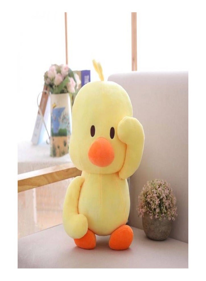 Small Yellow Duck Plush Toy Cute Duck Doll Throw Pillow, Children's Interesting Birthday Gift, Soft Stuffed Animal Toy 30 cm - Image 5
