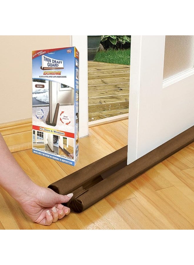 Double door bottom guard - insulates against air, dust and noise - Image 1