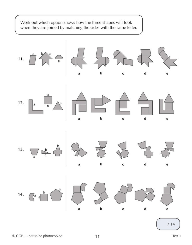 11+ GL 10-Minute Tests: Non-Verbal Reasoning Spatial - Ages 10-11 Book 2 (with Online Edition) - Image 5