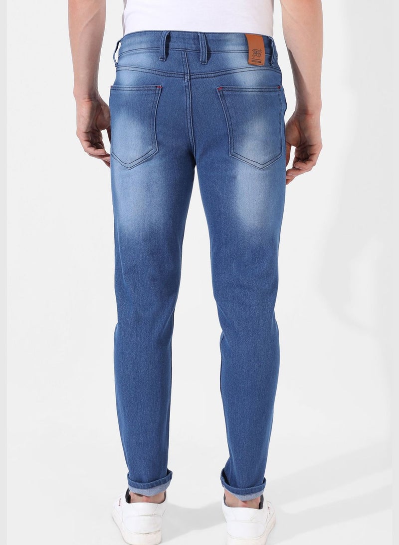 كامبوس سوترا بنطلون جينز دنيم غسله الرجال - Image 4