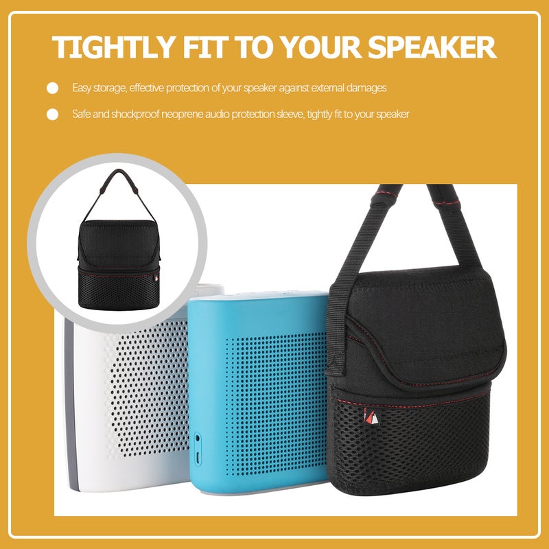 2pcs Neoprene Speaker Bag Speaker Bag Speaker Protective Case - Image 5
