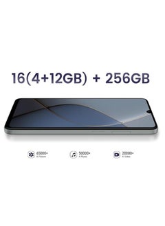 KXD Classic 13C 4+12GB Extended 16GB RAM 256GB ROM 4G Smartphone Black  - Image 4