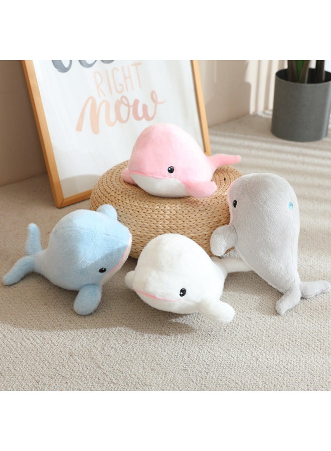 Cute Cartoon Sea Animal Plush Toy Dolphin Whale Shark Seal Killer Whale Kids Doll Creative Doll-Specification:Killer Whale - Black And White-Color:28CM  - Image 4