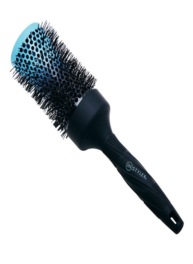 InStyler Thermal 2" Twister Round Hair Brush - Add Volume & Reduce Frizz While Drying Hair - Includes Gentle Bristles, Rubber Handle, and Vented Concave Barrel for Airflow Control & Curl Shaping - Image 1
