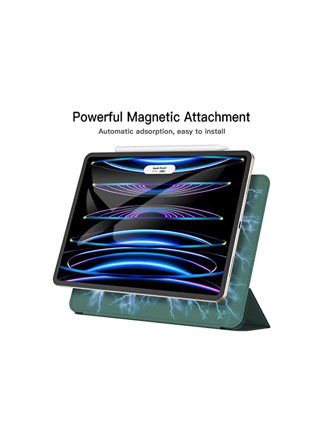 Jetech Magnetic Case for iPad Pro 11 Inch All Models, and iPad Air 5/4 (10.9-inch 2022/2020), Support Pencil 2nd Gen Charging, Magnetic Attachment, Cover with Auto Wake/Sleep (Misty Blue) - Image 3