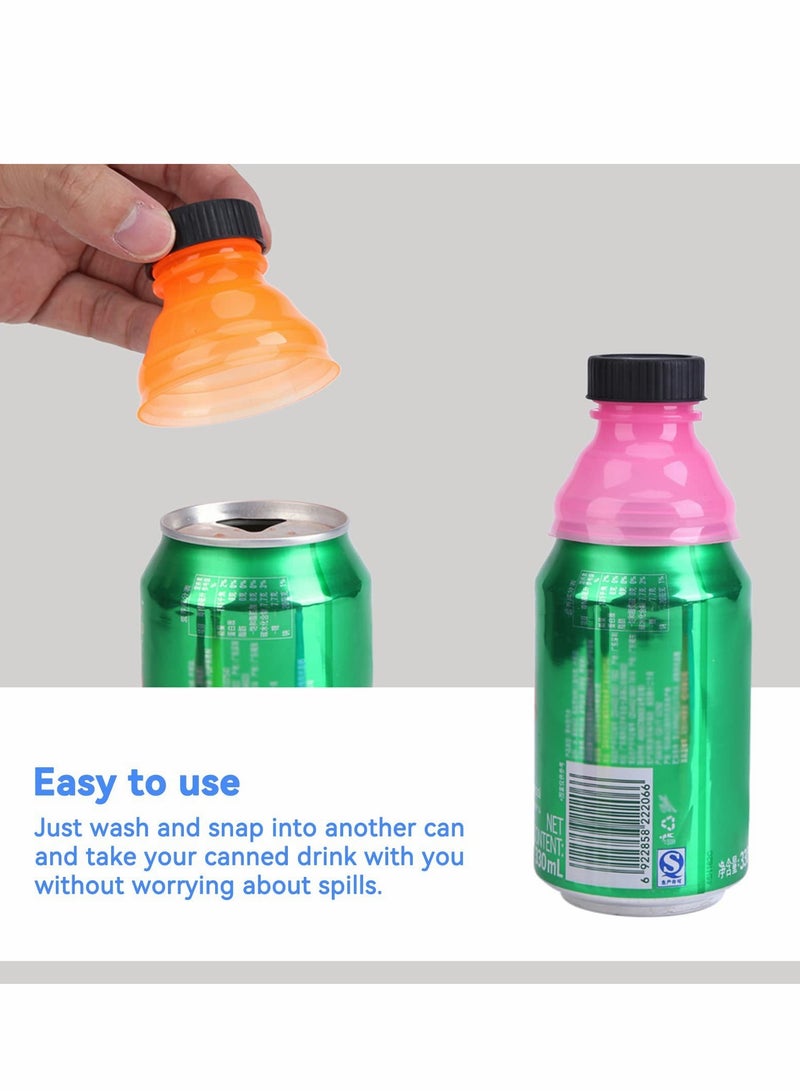 SYOSI Soda Can Caps Drink Lids Coke Covers Snap On Pop Convert Savers Bottle Plastic Cover for Cool - Image 2