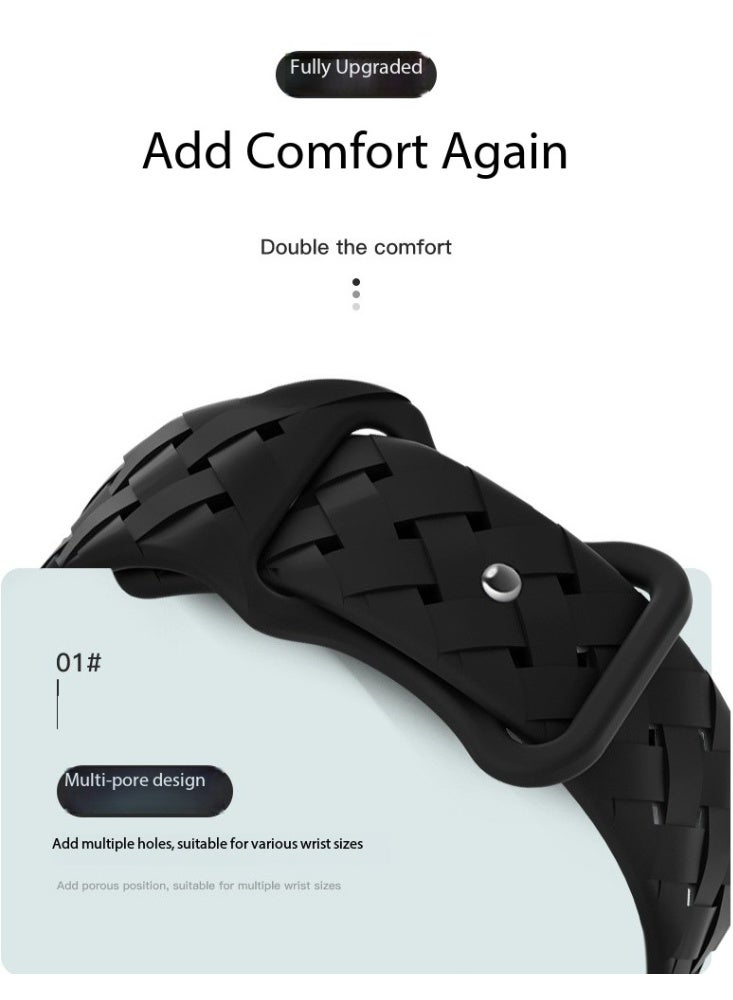 Beauenty Silicone Strap For Apple Watch band 42/44/45/46/49mm Bracelet. - Image 3