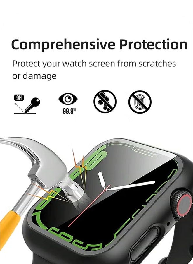 Muyixin أحزمة متوافقة مع ساعة آبل 42 مم 44 مم 45 مم 49 مم، حزام آي ووتش من الفولاذ المقاوم للصدأ مع علبة لساعة آبل سلسلة 8/7/6/5/4/3/2/1/SE/SE2/ألترا - Image 2