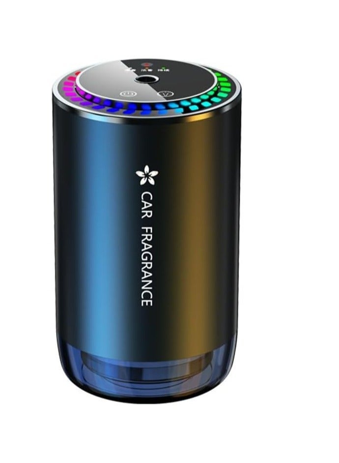 Car perfume aromatherapy automatic spray deodorizing aluminum alloy metal colorful atmosphere light starry sky roof car aromatherapy - Image 1