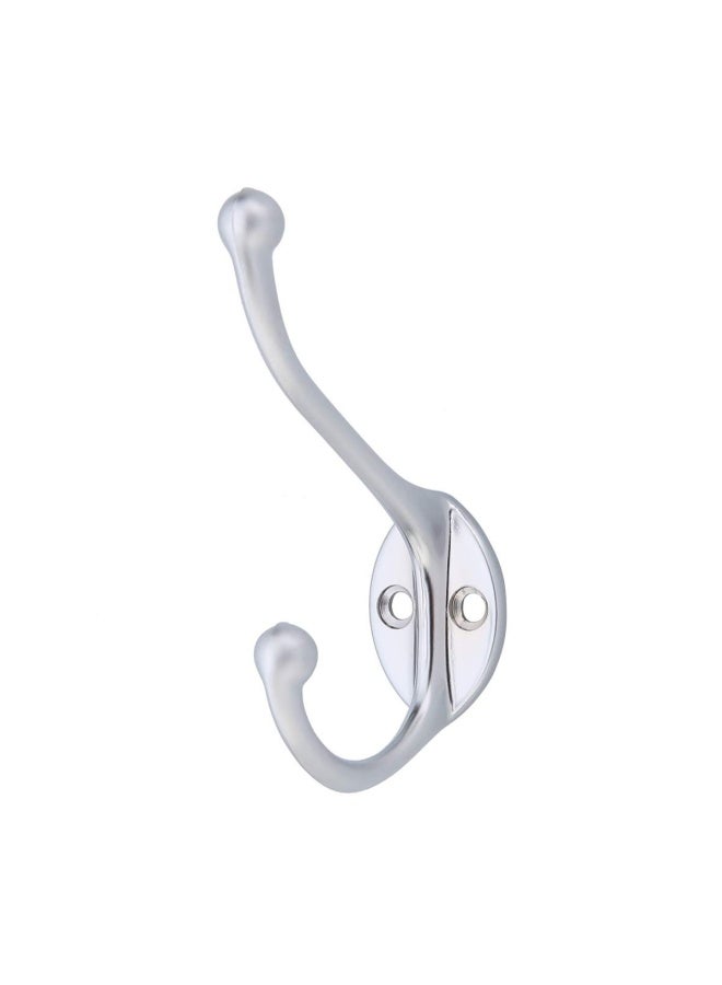 ROBUSTLINE Hat And Coat Hook Heavy Duty Robe Hook Coat And Hat Hook With Round Base White Coated 3Pcs