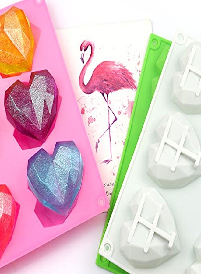 Vedini Silicone 6 Cavity Pinata 3D Heart Shape Cake Silicon Mold, Pack of 1 (Pink) JKB-667 - Image 4