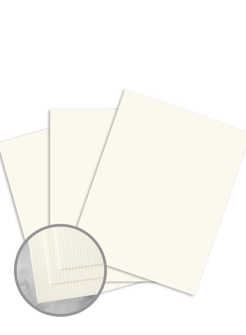 Terabyte Executive Laid Bond Paper, 500 Sheets, 100 gsm, Cream Colour, A4 Size - Image 1