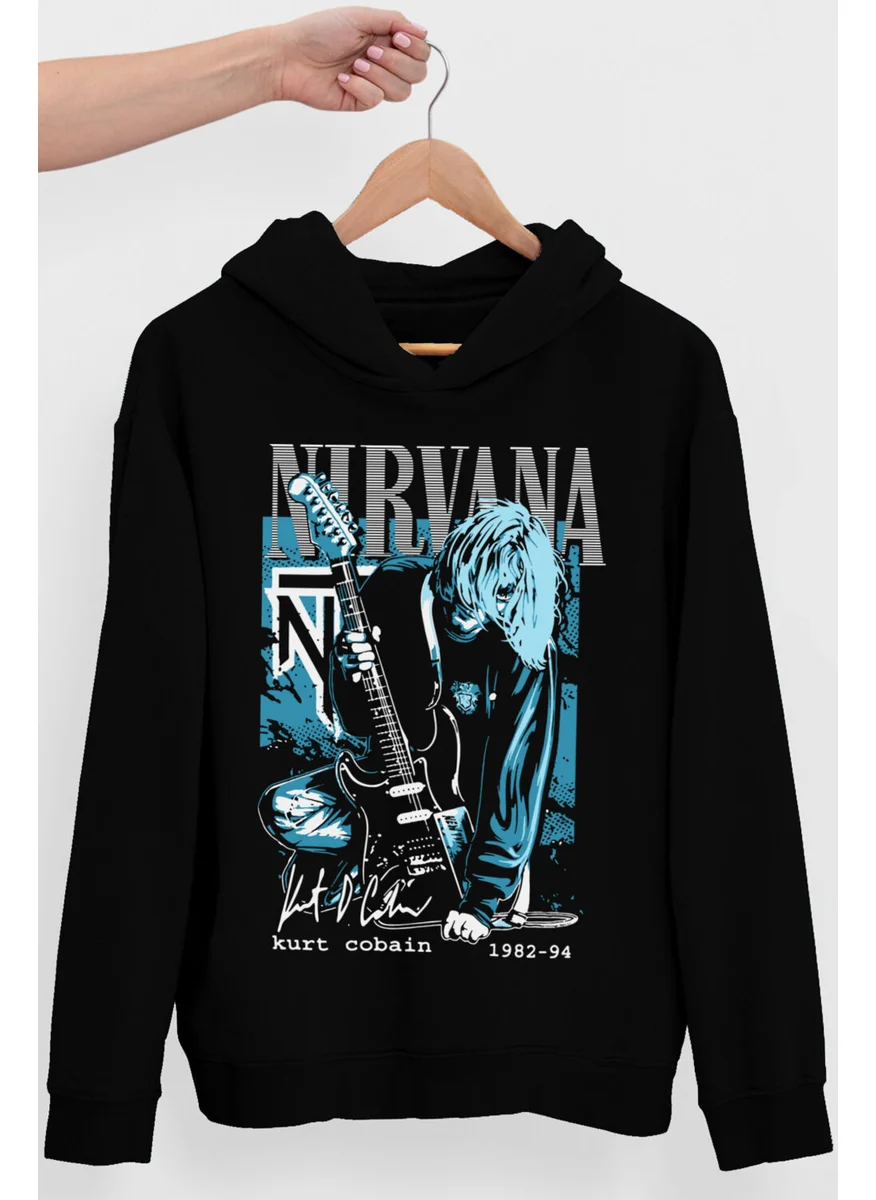 Rock&Roll Teen Wolf Black Hooded Women's Sweatshirt