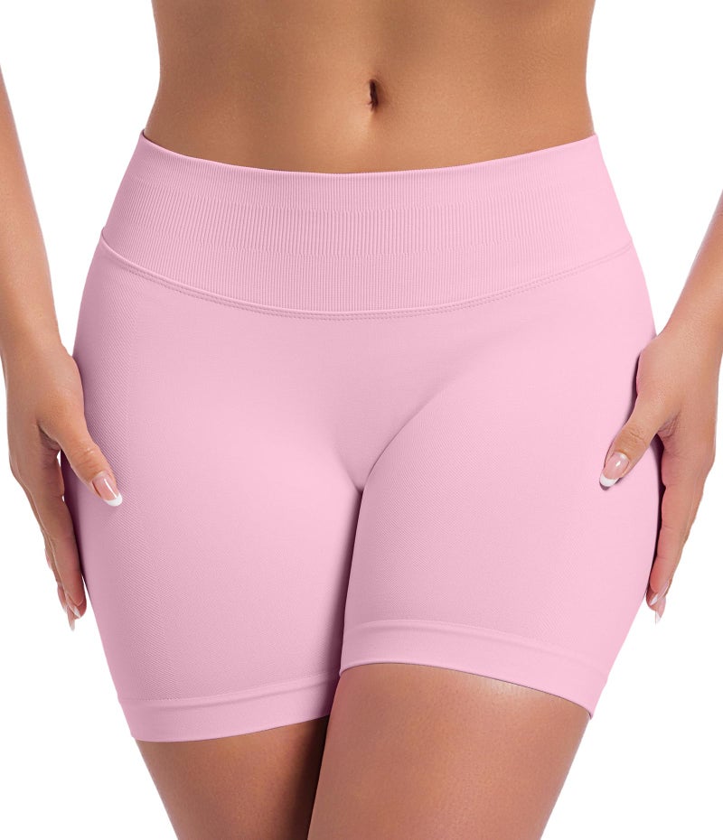OVESPORT 3 Pack Seamless Women Workout Shorts Scrunch Butt Lifting Gym Booty Biker Shorts - Image 3