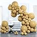 PartyWoo Tan Balloons 100 pcs Different Sizes of 18 12 10 5 Inch Light Brown Neutral Boho Coffee Balloon Arch Kit Garland for Wedding Baby Shower Safari Woodland Birthday Party Decorations TanF19 - Image 2