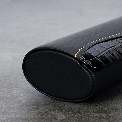 Vemiss Hard Shell Eyeglass Cases, Lightweight Portable Glasses Case for Women Men (P-black) - Image 4