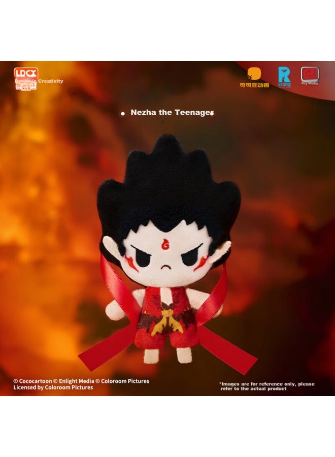 Ldcx Lingdong Chuangxiang Nezha Zhimo Naohai 2 Plush Puqinunu Doll, Action Figure, Peripheral Toy - Blind Box Single Pack - Image 5