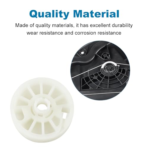 VANJING 4PCS Window Regulator Drum Gear Spool, Sprockets Compatible with 2016-2021 Kia Optima Sportage Hyundai Tucson, Universal for Front Rear Left and Right Windows - Image 3