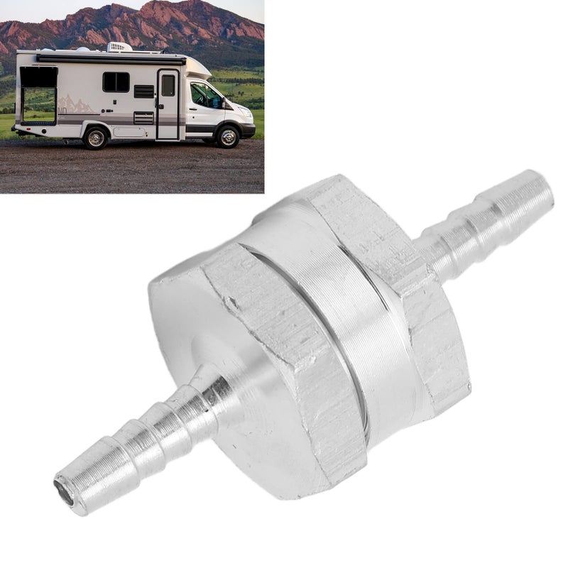 4mm One Way Non Return Valve For Gasoline Oil Stops Backflow Easy Connect Aluminum Alloy - Image 3