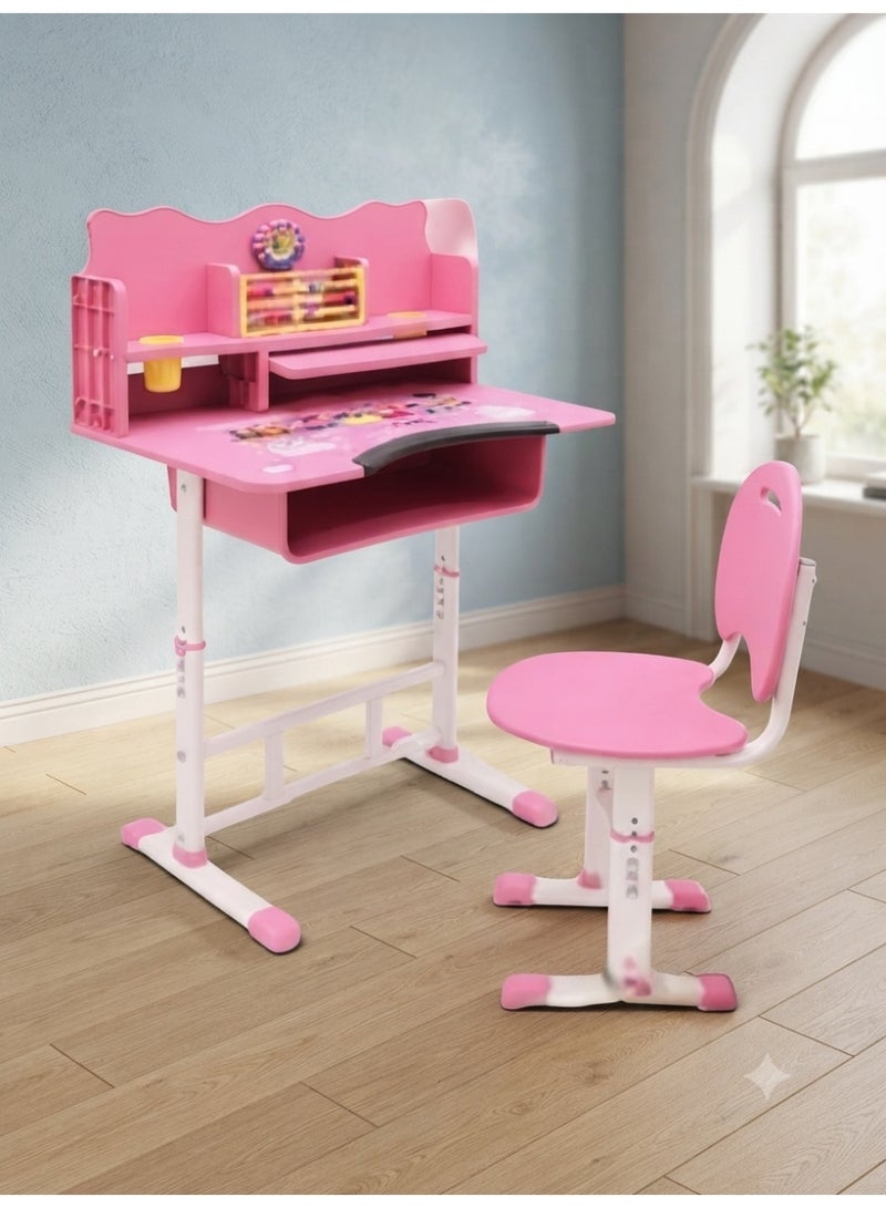 StarKids A comprehensive study desk set for children featuring a smart, modern design that creates an ideal environment—combining ultimate comfort, superior organization, and enhanced focus—to elevate the daily learning experience to the highest quality standards. - Image 1