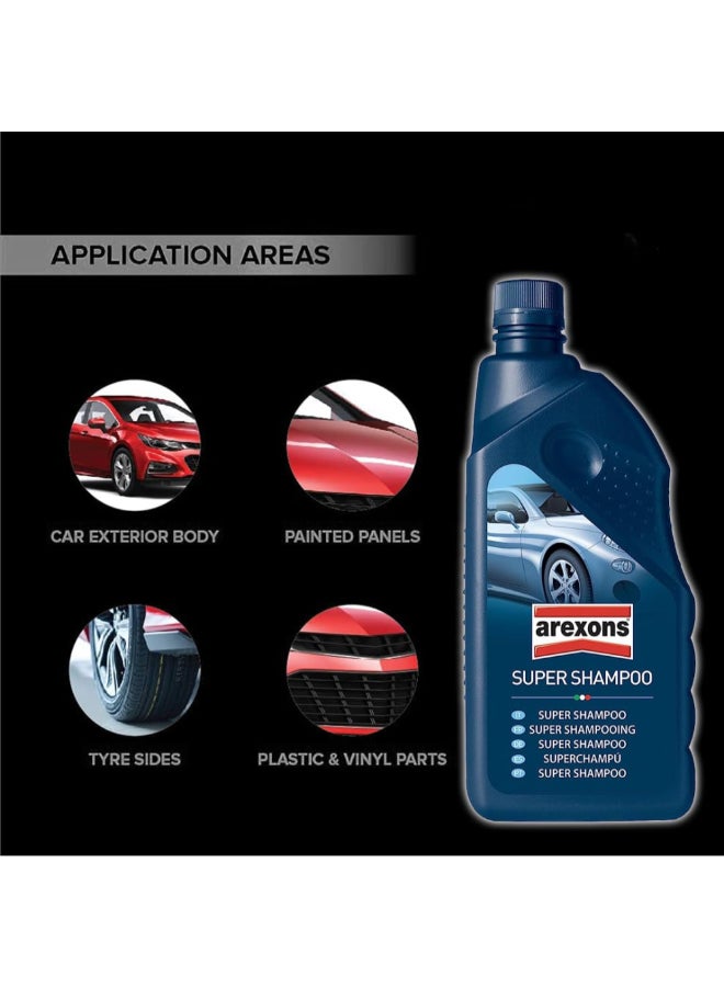 AREXONS Sparkling Clean and Shiny Finish Super Car Shampoo 1 L 31012 - Image 4