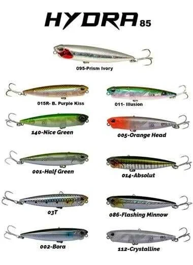 فوجين Hydra 85MM 10GR Surface Model Fish 140 Nice Green